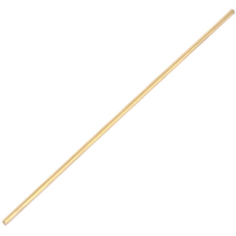 Rundes Messingrohr, 3 mm Durchmesser, 200 mm Länge, 0,5 mm Wandstärke, für Modellbau und Heimwerkerprojekte