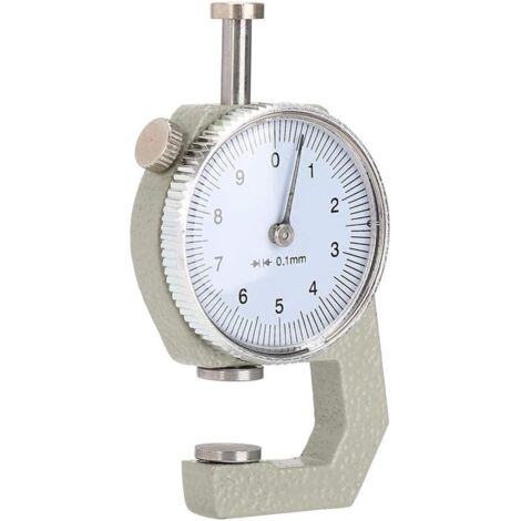 Rundmikrometer mit Skala von null bis zehn Millimetern zur präzisen Messung von Schmuck und Leder