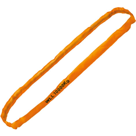 Rundschlinge, WLL 10000 kg, Orange Länge 6 m