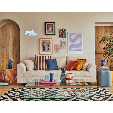 Rune – 3-sitzer sofa – aus cord - beige