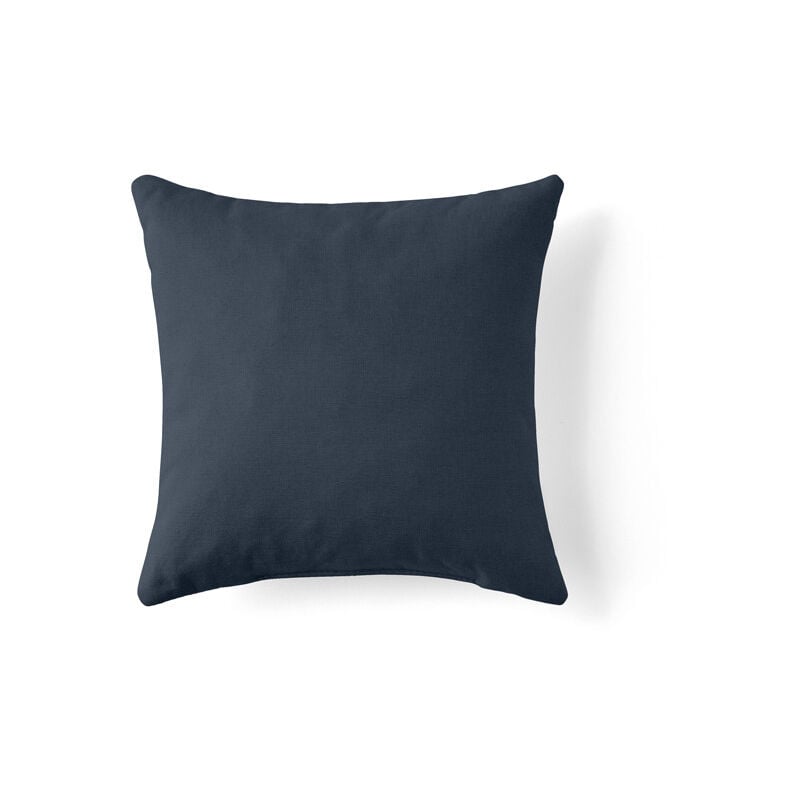 Rune - coussin - en tissu - 37x37 cm - bleu pétrole