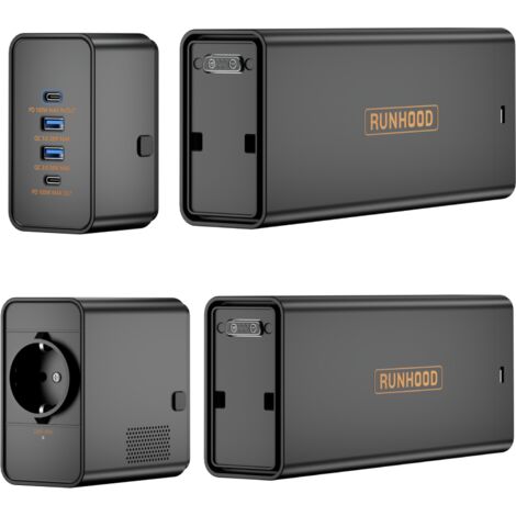RUNHOOD Weekend Digital – Kit Nomade 648 Wh USB + AC 80 W