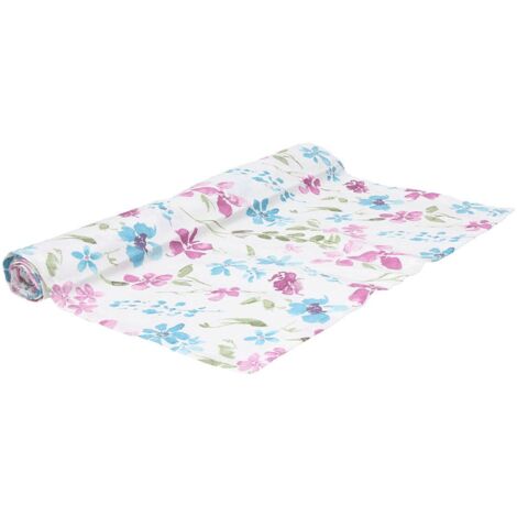 Runner 40x140 cm in cotone azzurro