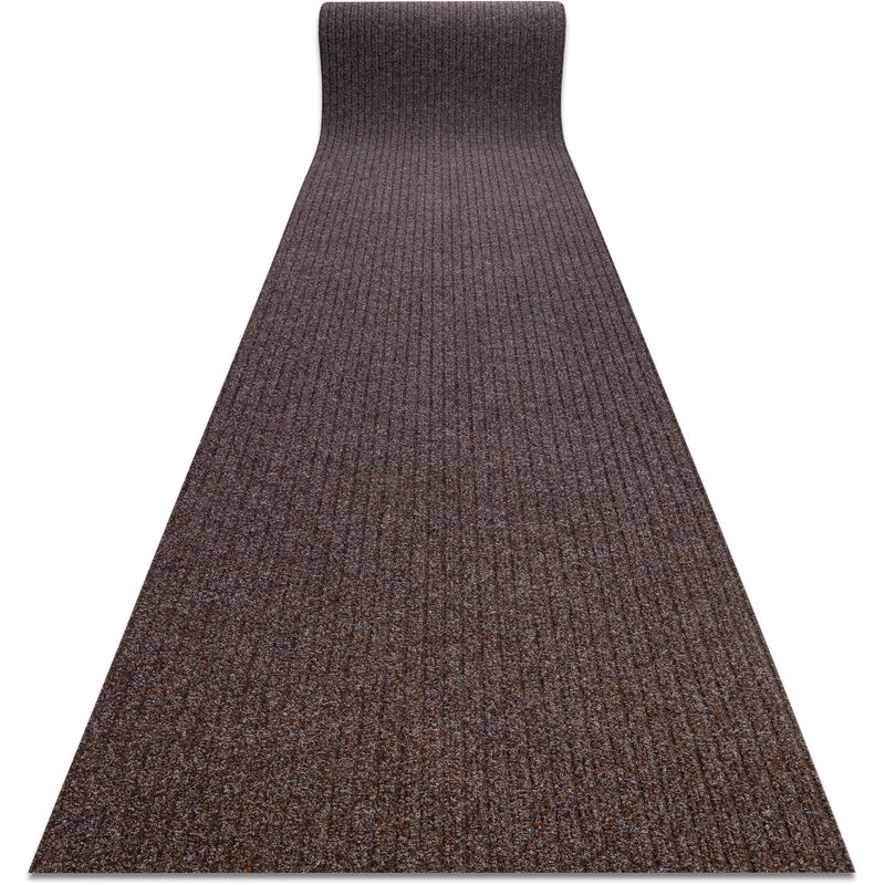 

Rugsx - Runner - Alfombrilla antideslizante 100 cm SAMOS 0300 Trapper exterior, interior marrón Tonos de marrón 100x170 cm