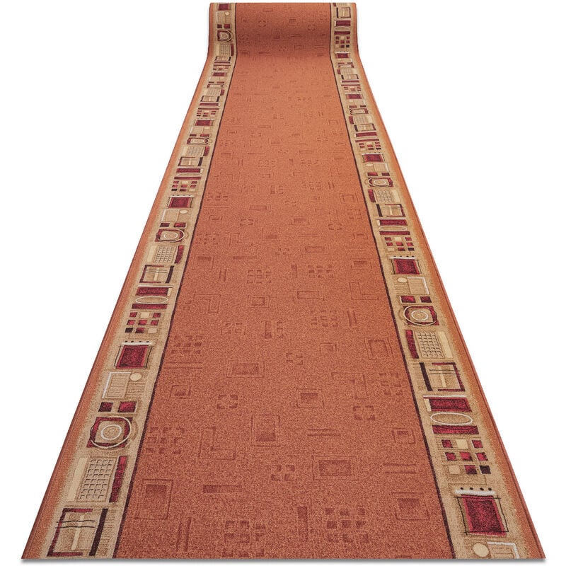 Runner anti-slip JENA red 80cm orange 80x270 cm