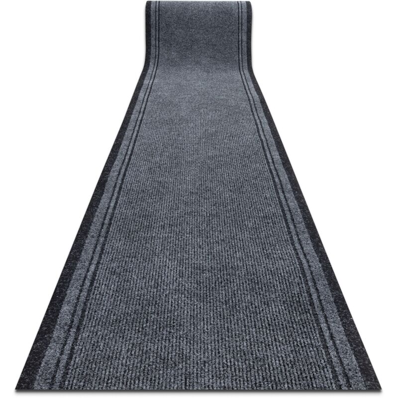 RugsX Anti-Slip Malaga Runner in Grey | Size: 80 cm x 150 cm