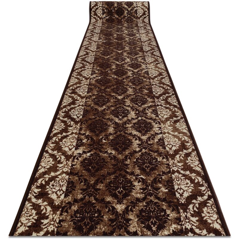 Runner anti-slip romance 67 cm brown brown 67x160 cm