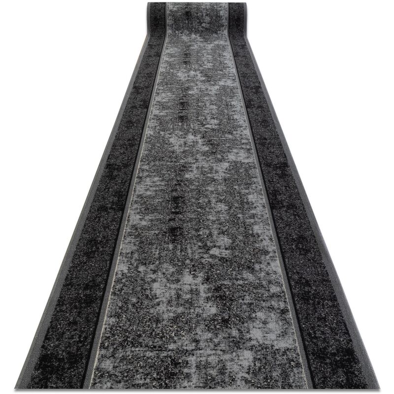 Rugsx - Runner anti-slip stark 120 cm grey grey 120x410 cm