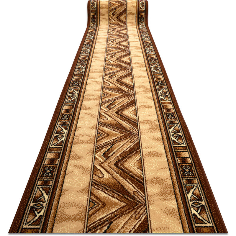 RugsX Bcf Opal Runner in Beige | Size: 90 cm x 100 cm