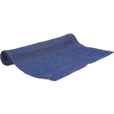 Runner Cm 40x140 Denim Cotone Blu