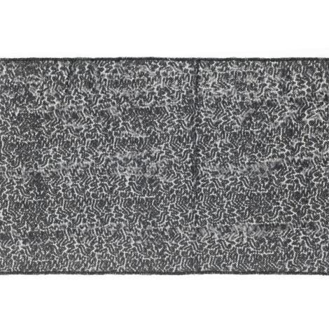 Runner con paillettes, nero, 0,3 x 5 m