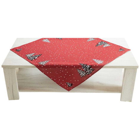 Runner da tavola natalizio 85x85 Snow Magic Red