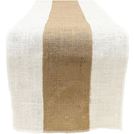 Runner Da Tavolo In Garza Boho - Blu Polveroso, 90x400 Cm, Con 4 Mollette, Per Matrimoni, Feste E Decorazione Casa - 8