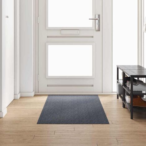 Runner de Alfombra Gris 80 x 250 cm tela vidaXL