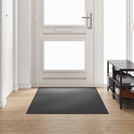 Runner de Alfombra Gris oscuro 100 x 250 cm 100% Polipropileno