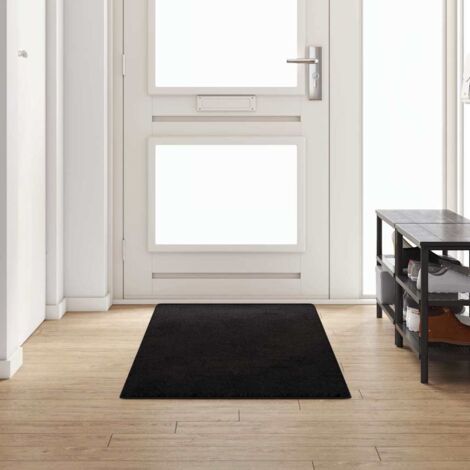Runner de Alfombra Negro 80 x 250 cm