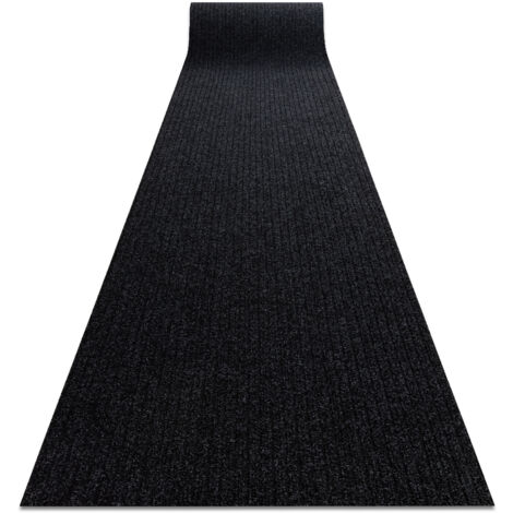 Runner - Doormat antislip CEYLON outdoor, indoor anthracite 0923 200cm black 200x360 cm