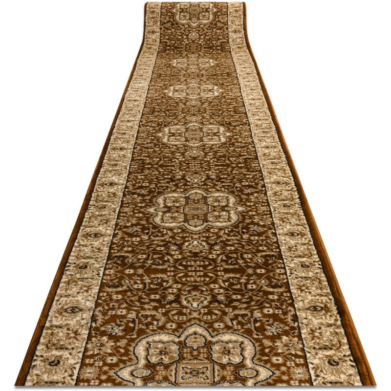 Runner heat-set royal agy 0521 brown 100 cm brown 100x110 cm