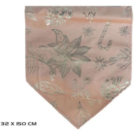 Runner Rosa Velvet 32X150Cm 179407 Gerim