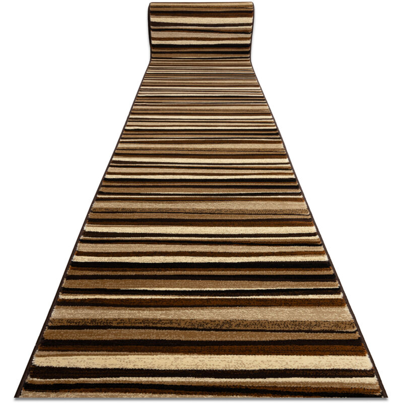 Runner royal 5374 waves stripes beige / brown 100cm brown 100x100 cm