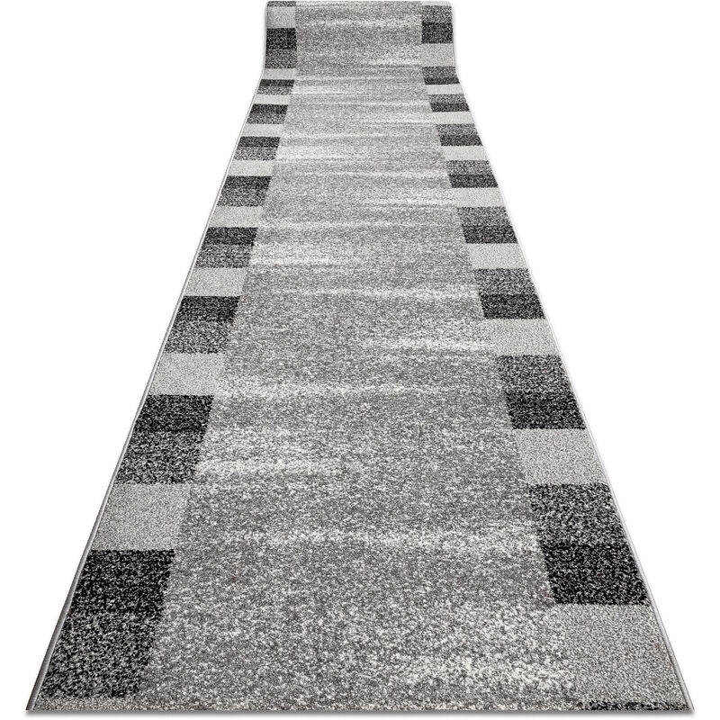 Rugsx - Runner silver Etna frame, sand grey 80cm grey 80x330 cm