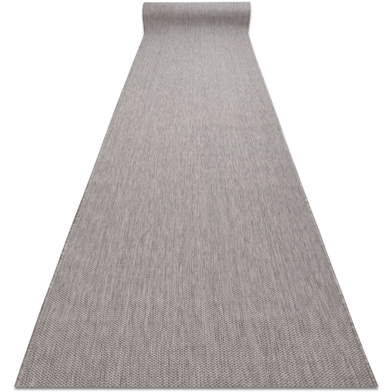 Runner SISAL SION Melange Flat woven grey 80cm grey 80x160 cm