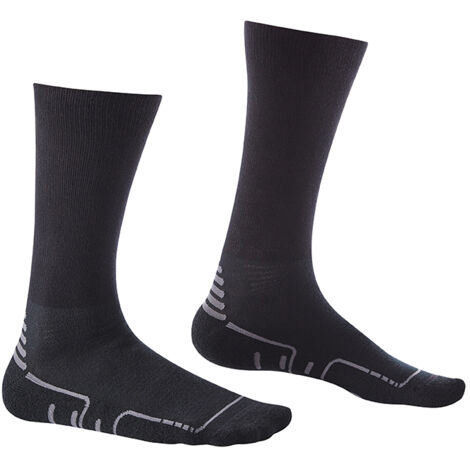 RUNNEX® ESD-Wintersocken, Schwarz/Grau