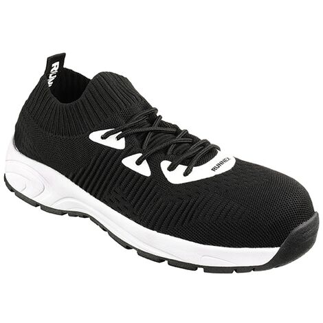 RUNNEX® S1 Sicherheitshalbschuhe SportStar schwarz/weiß, 5111 Gr. 37