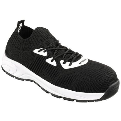 RUNNEX® S1 Sicherheitshalbschuhe SportStar schwarz/weiß, 5111 Gr. 44