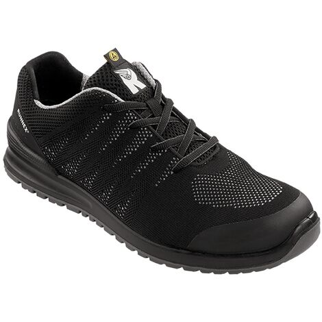 RUNNEX® S1P-ESD-Sicherheitshalbschuhe SportStar schwarz/grau 5108 Gr. 38