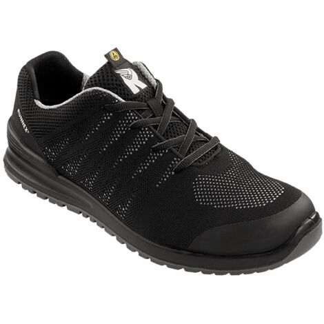 RUNNEX® S1P-ESD-Sicherheitshalbschuhe SportStar schwarz/grau 5108 Gr. 39