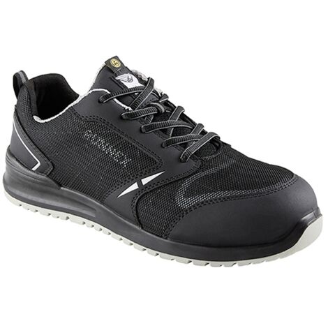 RUNNEX® S1PS ESD-Sicherheitshalbschuhe SportStar schwarz/grau, 5115-46 Gr.46