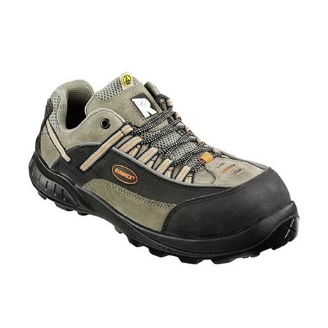 RUNNEX® S2-ESD-Sicherheitshalbschuhe TeamStar schwarz/grau/orange 520451 Gr.51