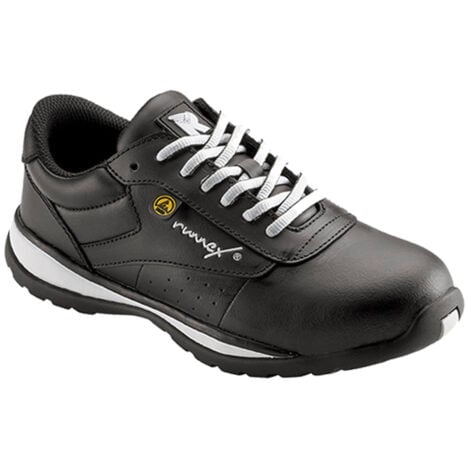 RUNNEX® S3-Damen-ESD-Sicherheitshalbschuhe GirlStar schwarz/weiß 5382 Gr. 37