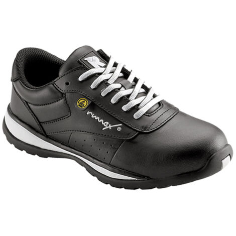 RUNNEX® S3-Damen-ESD-Sicherheitshalbschuhe GirlStar schwarz/weiß 5382 Gr. 41