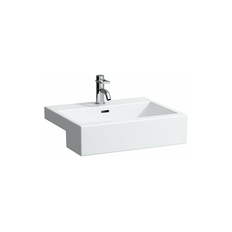 

Running Living City Lavabo semi-empotrado, con rebosadero, sin grifo, 550x460, blanco - H8134320001091