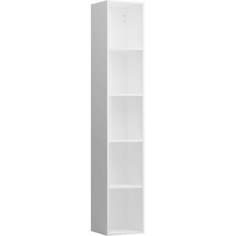 

Running Space Armario alto abierto, 4 estantes, 1700x295x300, color: Nieve (blanco mate) - H4109001601001