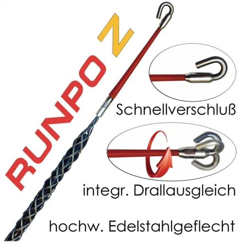 Runpotec - Tire-câble de rétention runpo z Câble-Ø 6-9 mm - 20273