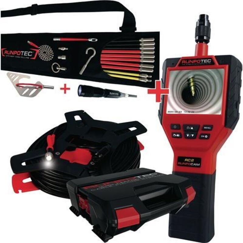 Caméra multifonctions runpocam RC2 Câble-L.30m Runposticks Comfort - 11137 - Runpotec