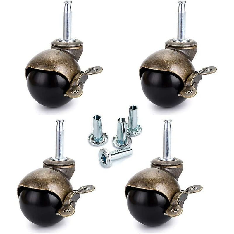 Ruota a sfera in bronzo da 50 mm, ruote per mobili...