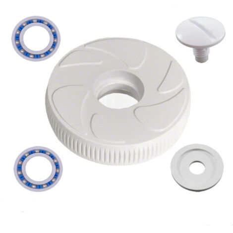 Ruota adattabile di piccole dimensioni per robot da piscina Polaris 280 180 C16 + 2 cuscinetti, vite e rondella