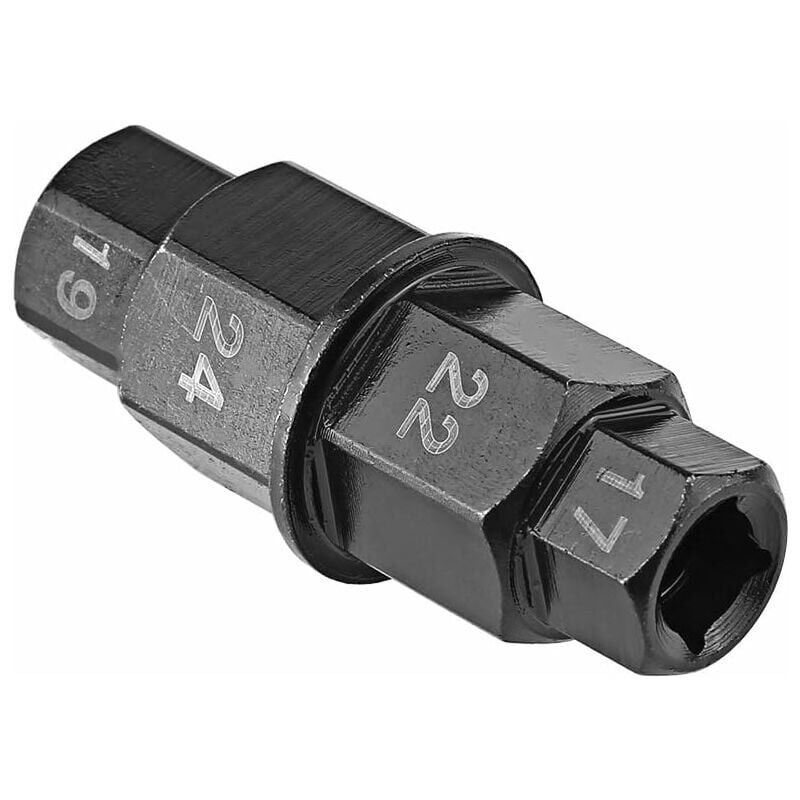 Image of Ruota anteriore del motociclo 1 pezzo 17 19 22 Adattatore chiave a tubo smontaggio montaggio asse ruota anteriore moto 24mm