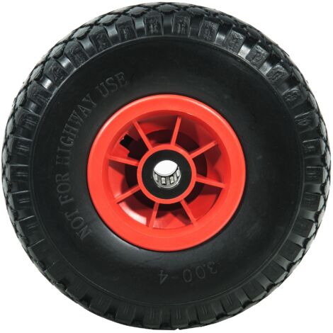 Papillon Ruota In Gomma Piena Per Betoniera - Diametro 35cm, Foro 35/43mm - Foto 4