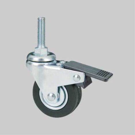 Ruota arredamento art. 160bisb avo c/freno 40 mm - fil. m8 - portata 20 kg ALDO VALSECCHI