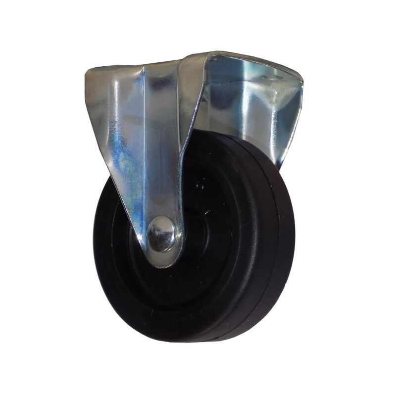 Image of AVO - Ruota 220H 50x18 rivestimento in gomma nucleo plastica con supporto fisso