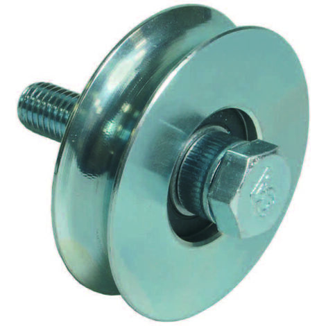 CAPALDO CANCELLO A FISSARE GOLA TONDA 400 COMBI • ZINCATA + CUSCINETTO GOLA MM 16 MM 60