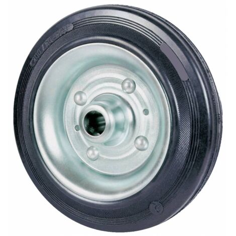 Ruota carrello industriale in gomma con cuscinetti a rulli Ø100 mm