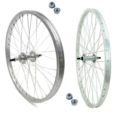 RUOTA CERCHIO ANTERIORE +POSTERIORE 24X 1.75 BICI OLANDA 6/7 VELOCITA CITYBIKE