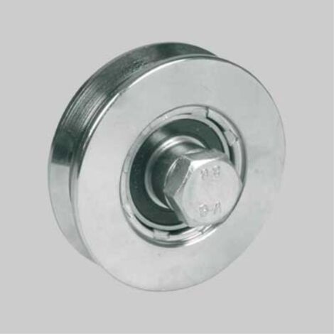 Ruota con bullone per cancelli a 2 cuscinetti 140 mm