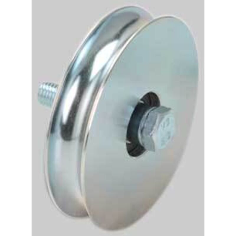 Ruota Con Bullone Per Cancelli Gola Tonda 80 Mm